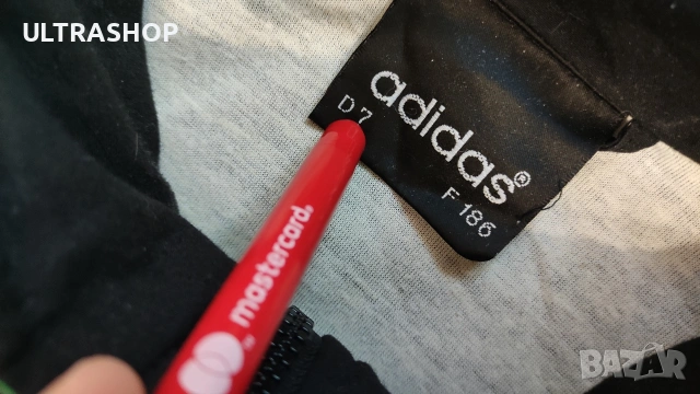 90s Vintage Adidas горнище Ретро Адидас L size, снимка 7 - Спортни дрехи, екипи - 54554896