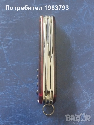 Victorinox,прозрачен с ножица,като нов., снимка 6 - Ножове - 54833832