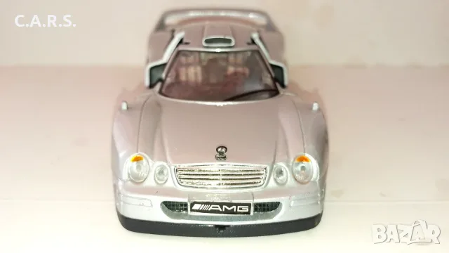 Mercedes Benz CLK-GTR Street Version MAISTO 1:26, снимка 6 - Колекции - 55462785