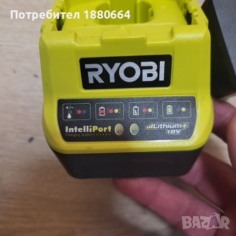 Зарядно RYOBI 18V Li ion, снимка 3 - Други инструменти - 55076675
