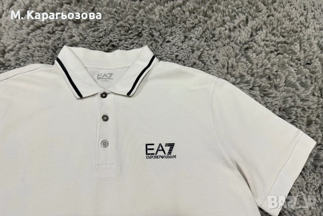 Оригинална тениска EA7 Emporio Armani, Размер М, снимка 3 - Тениски - 55225742