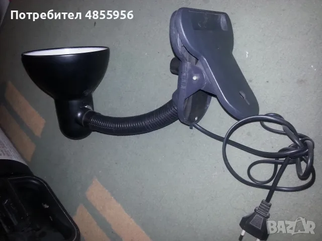 Лампа със регулатор на светлината, със щипка, снимка 3 - Други - 55654596