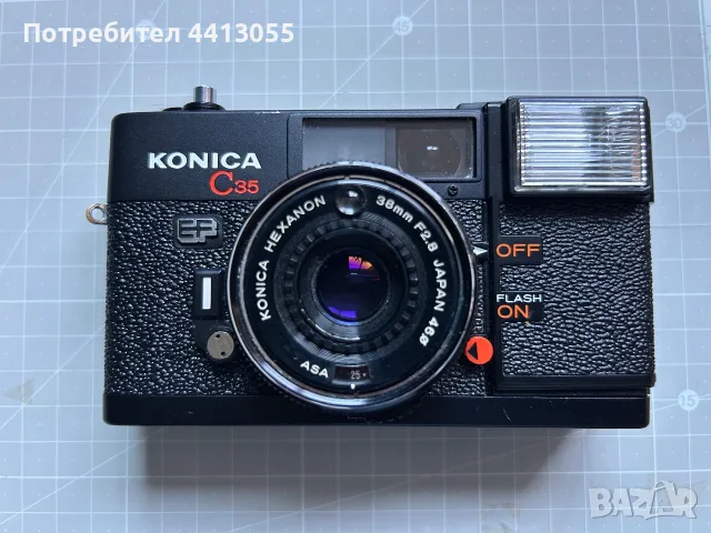 Лентов фотоапарат Konica C35 EF 