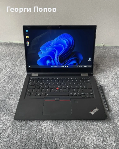 X390 YOGA Lenovo Touch - Core i5 - 8365u, 16GB RAM DDR4, 256GB NVMe SSD M.2. 13.3'' Full HD, снимка 2 - Лаптопи за работа - 54749783