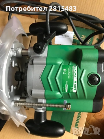 Електрическа оберфреза HiKOKI Hitachi М12VE, 2000 W, 12 мм, 8000-22000 об/мин, снимка 6 - Други инструменти - 54063275