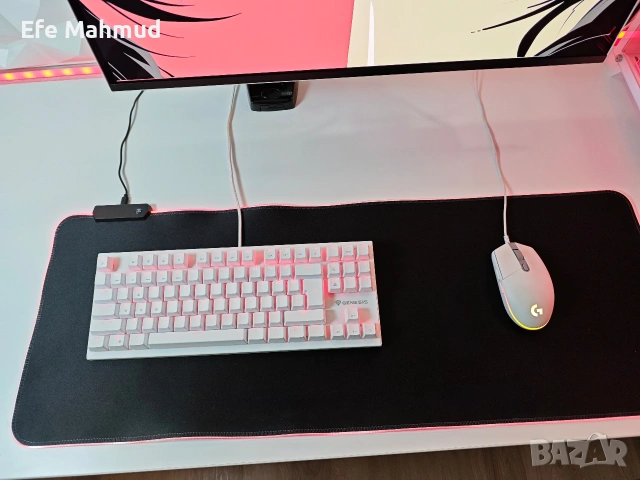 Пълен Геймърски Комплект:Genesis TKL 300 Thor Механична Клавиатура + Logitech G102 + RGB Mousepad, снимка 3 - Клавиатури и мишки - 54400035