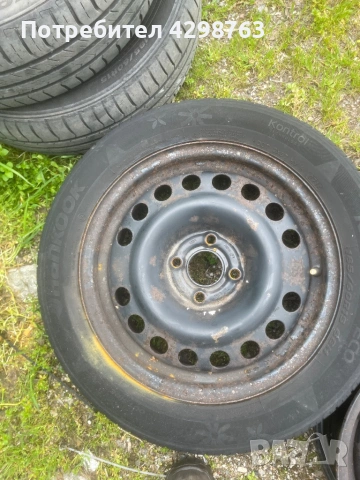 оригинални железни джанти 15" за opel , снимка 4 - Гуми и джанти - 54163844