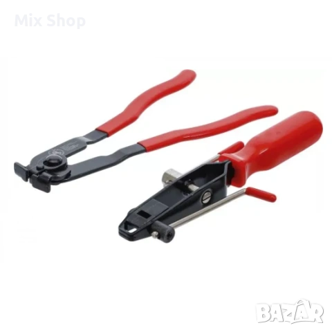 Нов КОМПЛЕКТ КЛЕЩИ ЗА СКОБА НА МАНШОНИ И КАРЕТА 