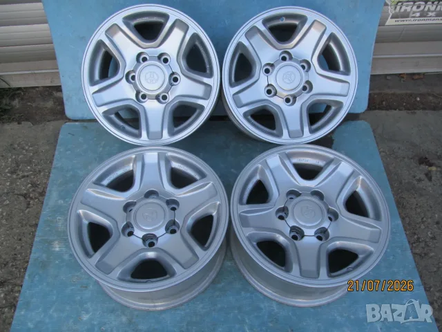 Оригинални Алуминиеви джанти за Toyota Land Cruiser - 6 x 139,7mm ,централен отвор 106,1 mm , ET 20 