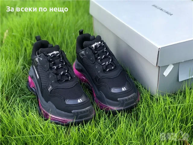 Balenciaga Triple S - Dark Grey/Navy/Grey Дамски Маратонки👟Дамски Спортни Обувки Код ch7, снимка 7 - Маратонки - 55412357