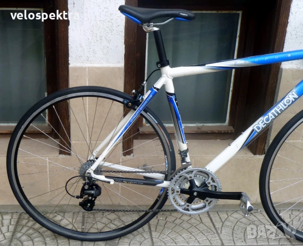 ДЕКАТЛОН Спорт ! Шосеен велосипед ! Шимано Сора 3х8 ! ТОП !, снимка 13 - Велосипеди - 54170797