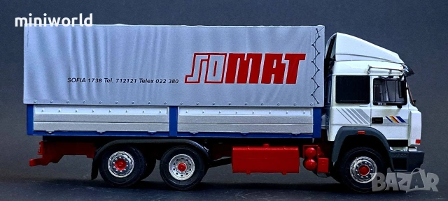 Iveco TurboStar 480 SOMAT - мащаб 1:43 на DeAgostini моделът е нов в блистер, снимка 6 - Колекции - 55289991