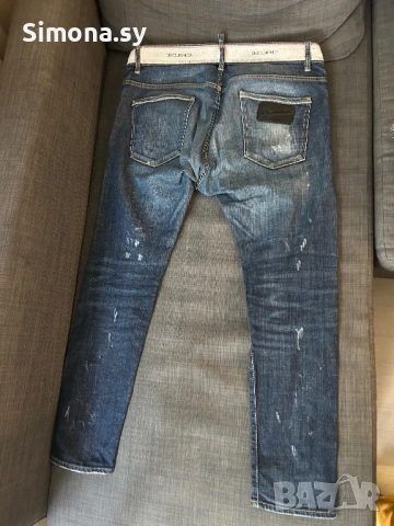 Мъжки дънки Dsquared2, снимка 2 - Панталони - 54609179