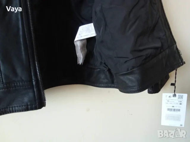 Детско кожено яке Zara, р-р 140, снимка 7 - Детски якета и елеци - 55354916