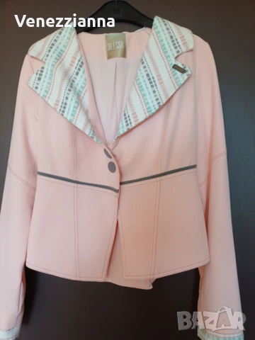 ALESSA Розов блейзър р-р L, снимка 2 - Сака - 54133138