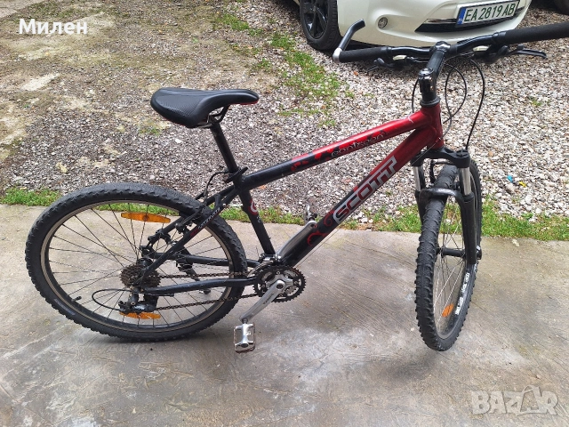 Планински Велосипед MTB Scott made in USA Капли 26 Инча Хидравлична Вилка