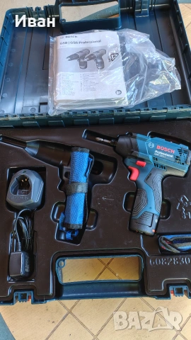 Гайковерт Bosch 12V, 2Ah + падаръци
