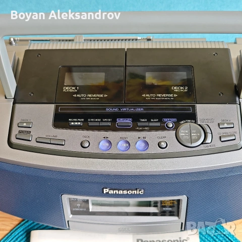 Panasonic RX-ED55 , снимка 10 - Радиокасетофони, транзистори - 54640159