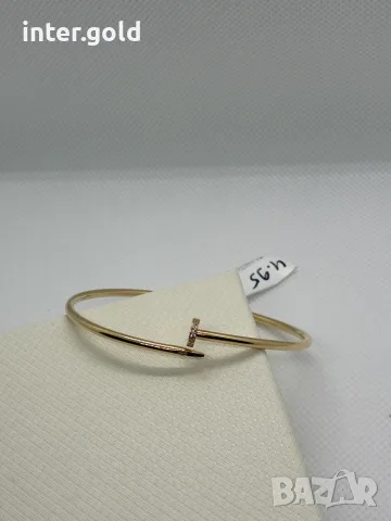 Златна гривна 4.95гр, снимка 2 - Гривни - 55638730