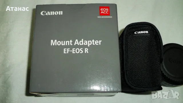 Преходник - адаптер за обективи CANON EF към CANON R, снимка 2 - Чанти, стативи, аксесоари - 41757344