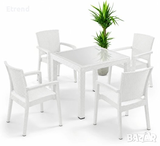 Градински комплект от маса и 4 или 6 столa Comfort Time, снимка 4 - Маси - 54867378