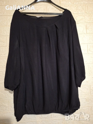 СТРАХОТНА ЕЛЕГАНТНА БЛУЗА 3XL, снимка 4 - Туники - 55166239