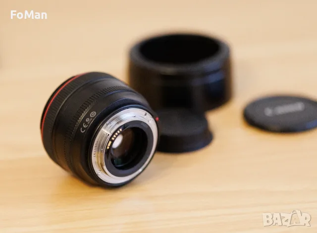 обектив Canon EF 50mm f/1.2L USM, снимка 3 - Обективи и филтри - 55380963