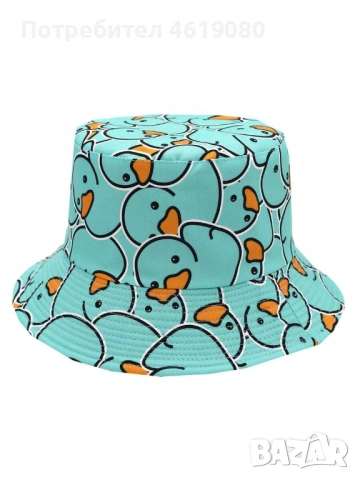 Лятна шапка bucket hat с патета – унисекс