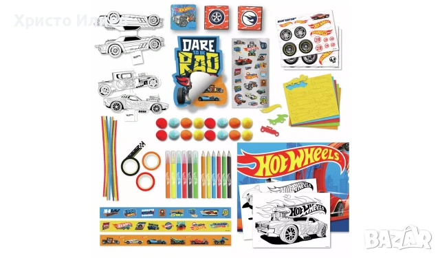 Детски творчески комплект Bladez Hot Wheels Mega Bus 250 части, снимка 12 - Рисуване и оцветяване - 52762245