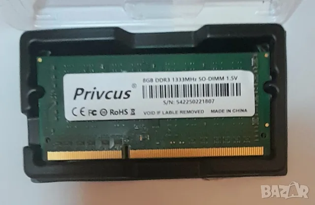 Рам памет за лаптоп DDR 3 - 8 GB - 1333 MHz , снимка 2 - RAM памет - 55637106