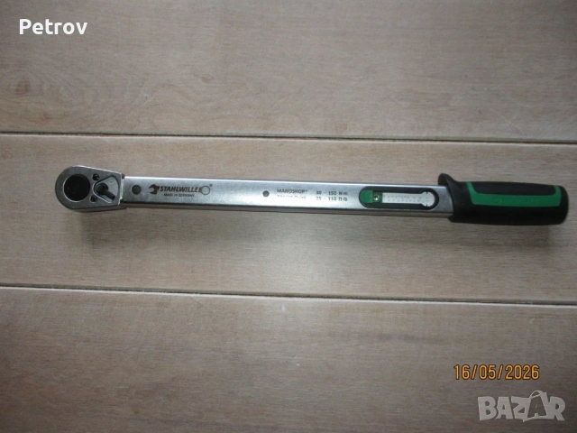 STAHLWILLE - MANOSKOP 721/15 Quick - MADE IN GERMANY - 30-150 Nm, 1/2" -Нов Внос Динамометричен Ключ