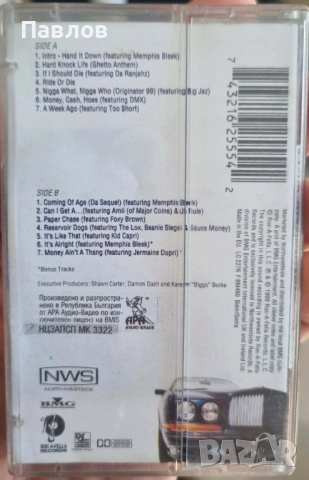 Jay-Z ‎– Vol. 2... Hard Knock Life оригинална аудиокасета рап хип хоп, снимка 2 - Аудио касети - 54317816