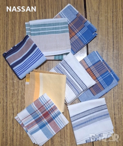 Нови памучни носни кърпички , снимка 2 - Хавлиени кърпи - 54347105