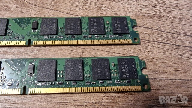 RAM памет Kingston, 2x1 Gb, DDR2, снимка 3 - RAM памет - 54014582