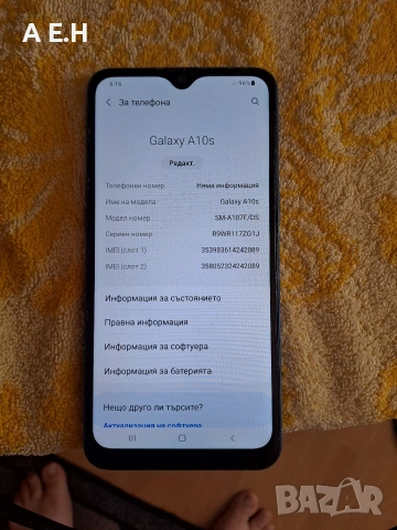 Samsung Galaxy SM-A107F/DS, снимка 2 - Samsung - 54748400