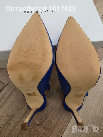 Кожени обувки без пета Karen Millen, снимка 9 - Дамски обувки на ток - 55353189