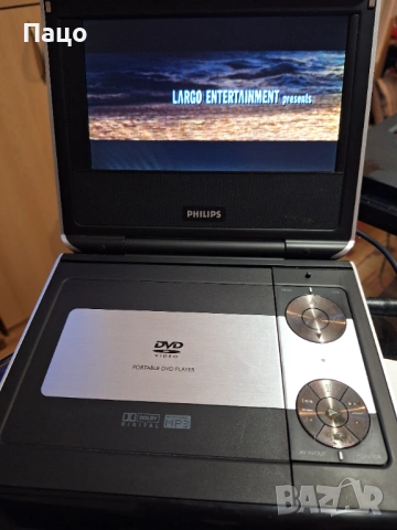 Преносим DVD плейър Philips PET720, снимка 3 - Плейъри, домашно кино, прожектори - 54045158