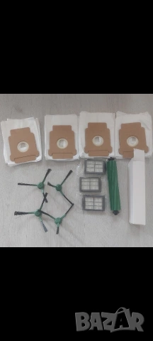 ПЪЛЕН КОМПЛЕКТ 12в1 за iRobot Roomba Combo Essential / 405 / 505 / Plus – Нови!, снимка 4 - Прахосмукачки - 54498020