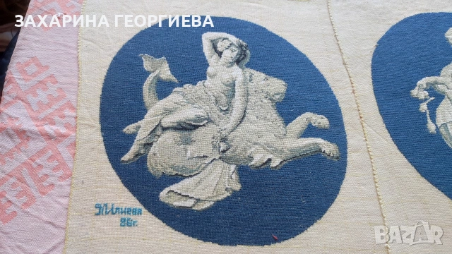 Два гоблена "Ден"и "Нощ", снимка 2 - Гоблени - 54657762