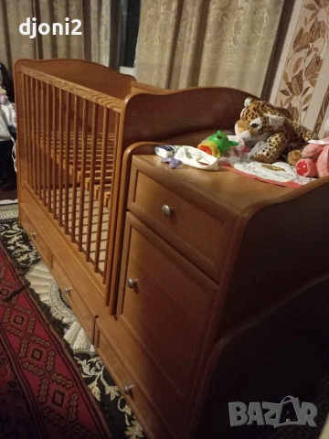 Бебешка кошара, бебешко легло с механизъм за люлеене, снимка 3 - Кошарки - 55235710