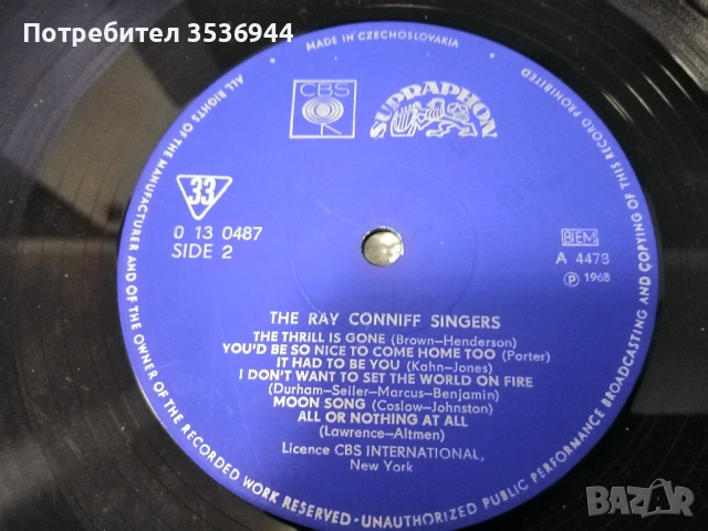 Ray Conniff Singers, снимка 5 - Грамофонни плочи - 54294748