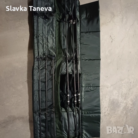 3 въдици FL Strategist с 3 макари, резервни шпули, калъф, шаранджийски, снимка 5 - Въдици - 54857769