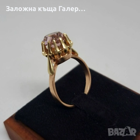 Винтидж златен пръстен – съветско злато, 583 - 5,09 гр, снимка 5 - Пръстени - 54691135