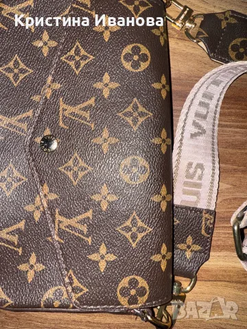 Дамска чанта през рамо (Louis Vuitton), снимка 3 - Чанти - 55669093