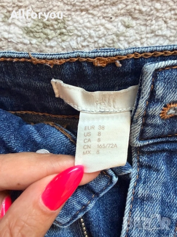 Дънкови къси  гащи панталони H&M, снимка 2 - Къси панталони и бермуди - 54917520