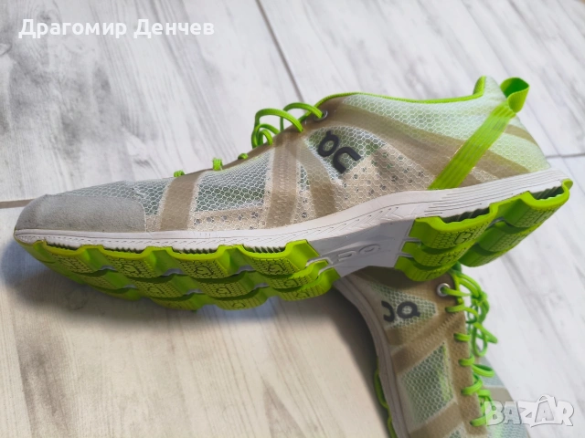 On Running CLOUDRACER Silver/Lime, снимка 2 - Маратонки - 54358037