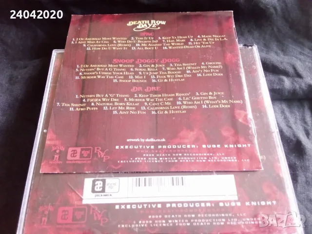 2 PAC/Snoop Doggy Dogg/Dr Dre - Death Row Dayz 3CD оригинален US троен диск, снимка 2 - CD дискове - 55622666