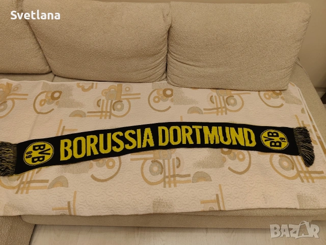 оригинален шал Борусия Дортмунд , снимка 4 - Шалове - 54033412