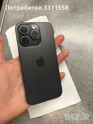 Iphone 15 Pro 256GB - с кутия черен , снимка 4 - Apple iPhone - 55231900