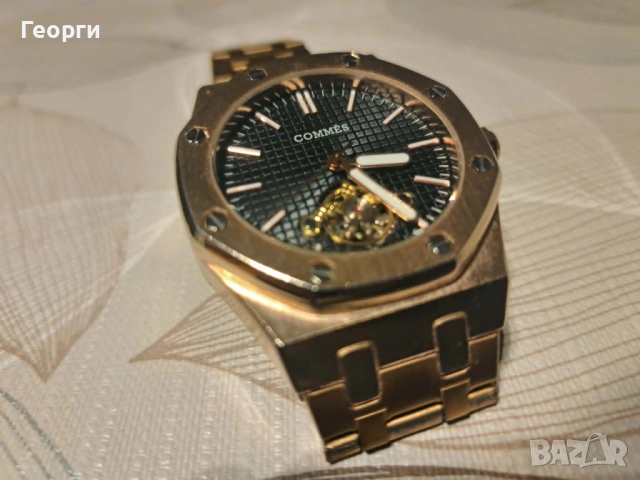 Реплика! Royal Oak на Audemars Piguet розово злато., снимка 4 - Мъжки - 54511759
